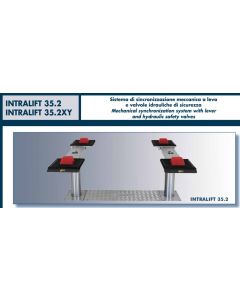 (HBS902) HPA Stempelhefbrug, 3500 kg, XY-Opname