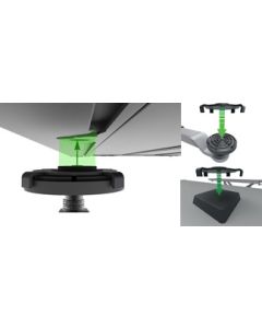 (HBS832) Hefadapter / Draagrubber Elektrische Voertuigen 120/140 mm